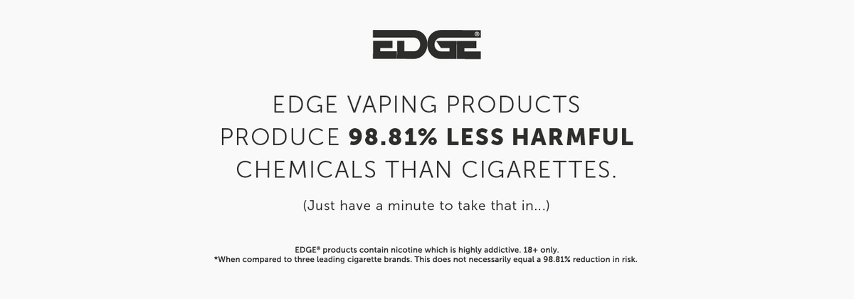 Our mission: to be the safest vaping brand - EDGE Vaping Our mission: to be the safest vaping brand - EDGE Vaping