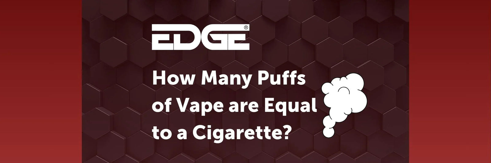 How many puffs of vape are equal to a cigarette?