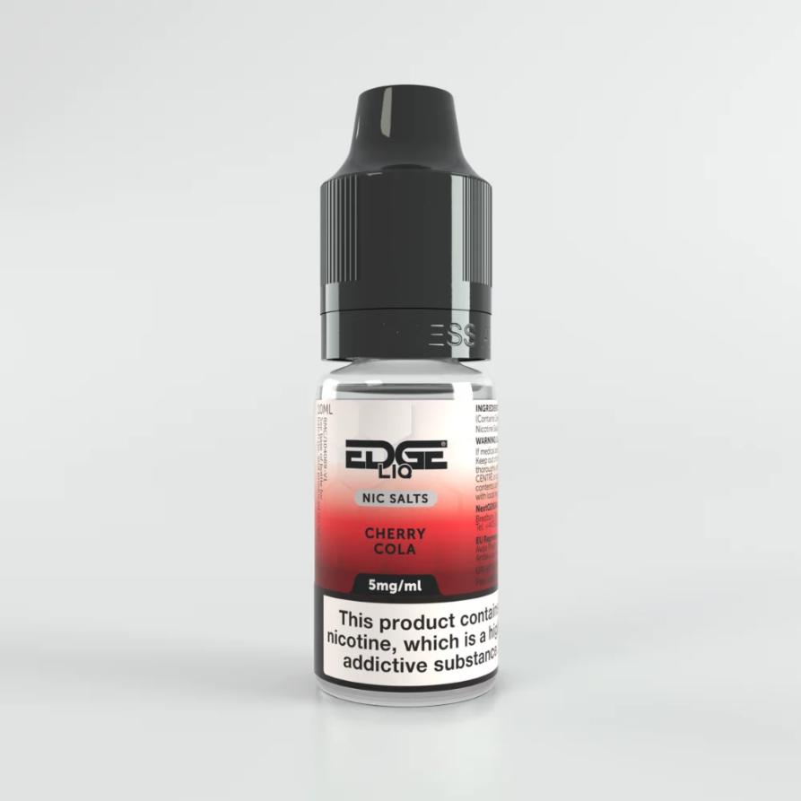 EDGE LIQ Cherry Cola Nic Salt Cheap UK Made E-Liquid 5mg