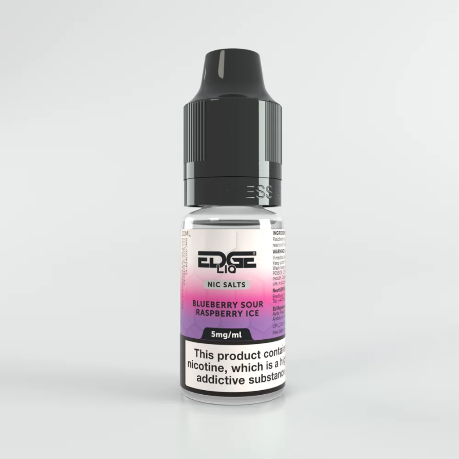 EDGE LIQ Nic Salt E-Liquid - Blueberry Sour Raspberry Ice 5mg