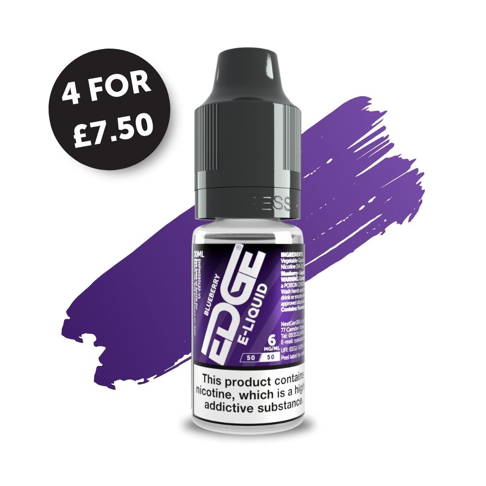 
EDGE Vaping UK Blueberry E-Liquid Vape Juice