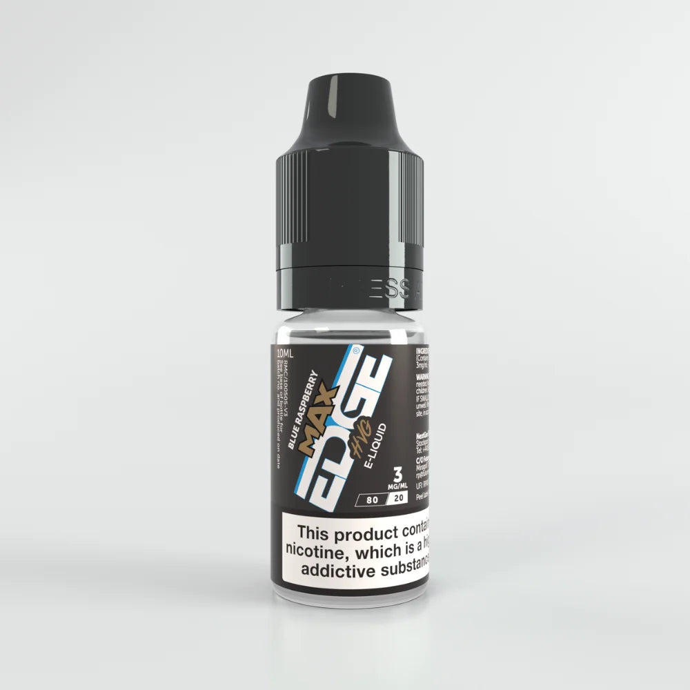 EDGE Vaping Max HVG 10ml E-Liquid Blue Raspberry 3mg