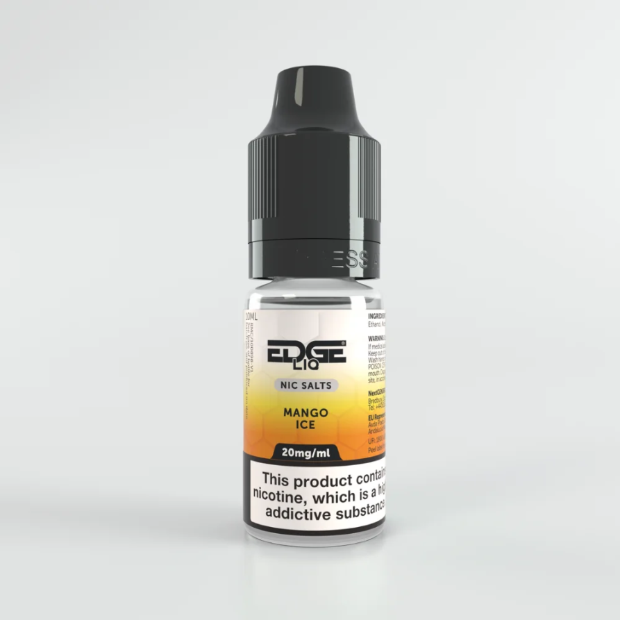 EDGE LIQ Mango Ice Nic Salt Cheap UK Made E-Liquid 20mg