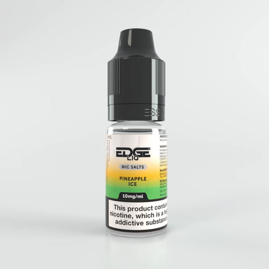 EDGE LIQ Pineapple Ice Nic Salt Cheap UK Made E-Liquid 10mg