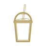 EDGE Vaping Drinks Icon in Gold