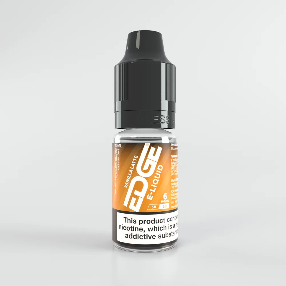 EDGE Vaping UK Vanilla Latte E-Liquid 6mg