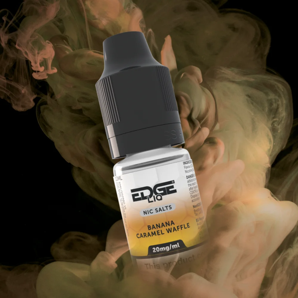 Edge LIQ Banana Caramel Waffle Nic Salt Cheap UK Made E-Liquids