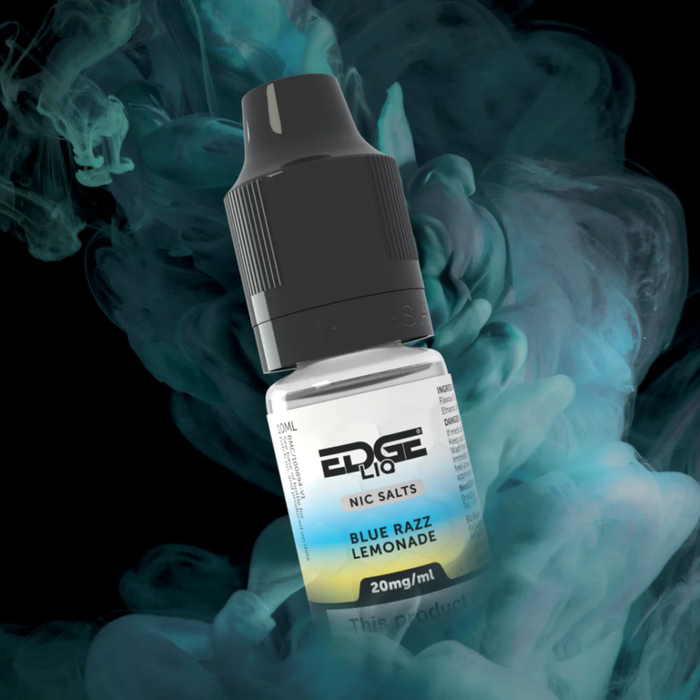 Edge LIQ Blue Razz Lemonade Nic Salt Cheap UK Made E-Liquids