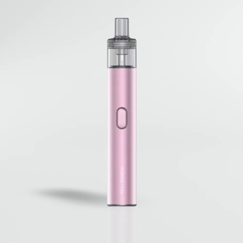 Pink Innokin Plexus Go vape device on a light gray background