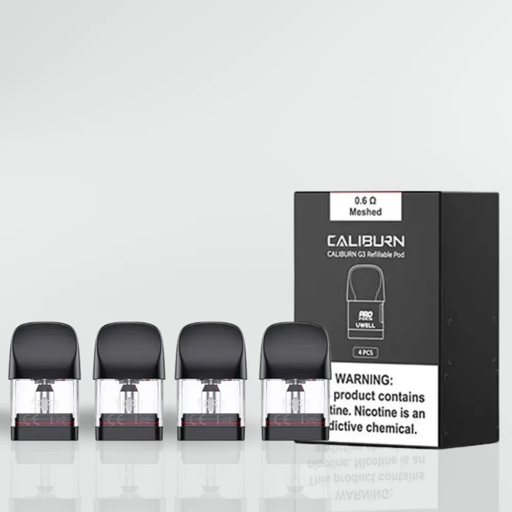 Uwell Caliburn G3 Refillable Pod 0.6 ohm and 0.9 ohm