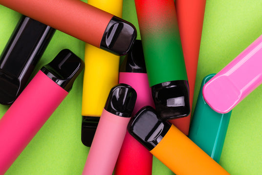 Disposable vapes piled up