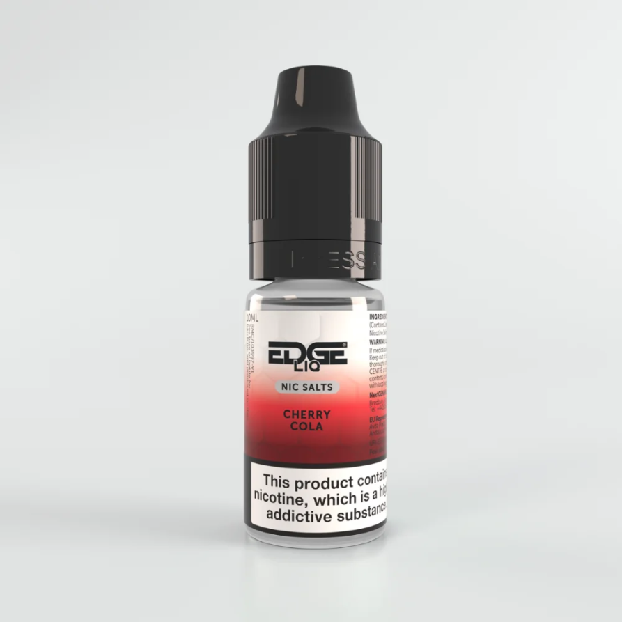 EDGE LIQ Cherry Cola Nic Salt Cheap UK Made E-Liquid