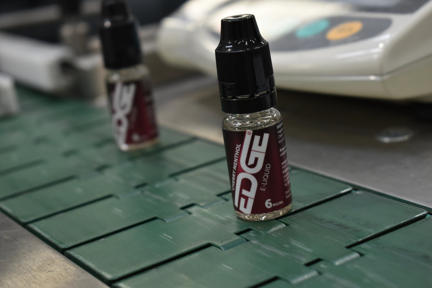 EDGE Cherry Menthol on the production line