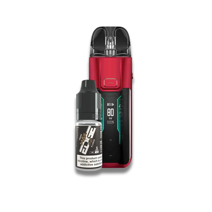EDGE Max E-Liquid Red Vape Device with Display Screen