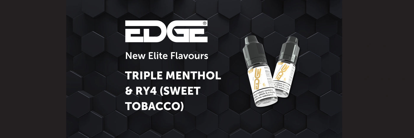 New Edge Elite Flavours - Triple Menthol and RY4