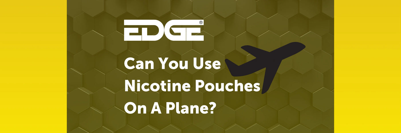 Nicotine Pouches On A Plane Blog Banner