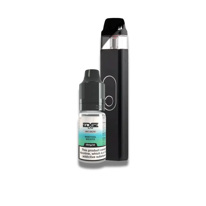 EDGE LIQ E-Liquid Menthol Mojito Xros 4 vape device