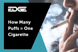 How many puffs of vape are equal to a cigarette?