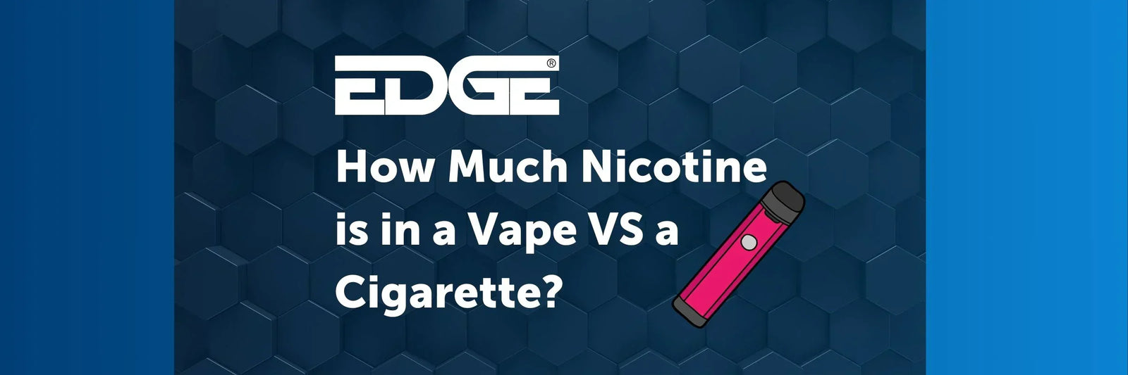 How much nicotine is in a vape vs a cigarette?