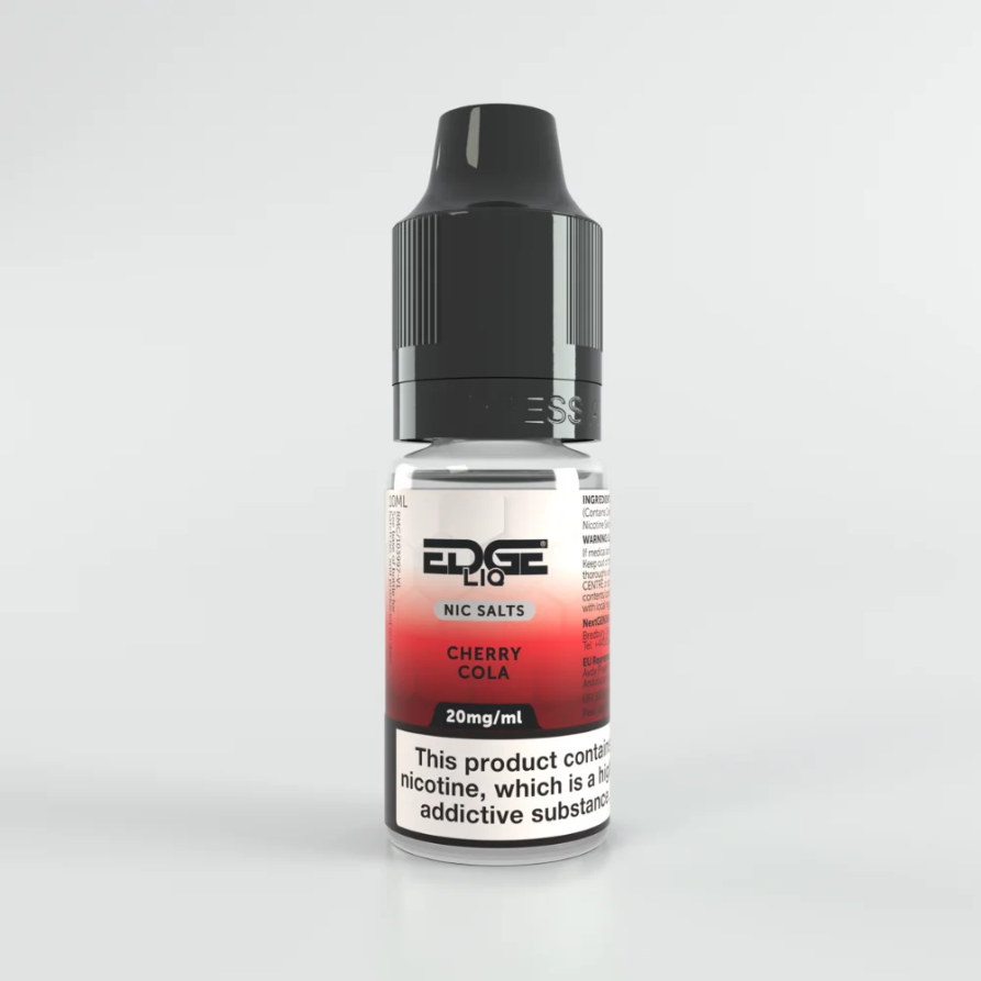 EDGE LIQ Cherry Cola Nic Salt Cheap UK Made E-Liquid 20mg