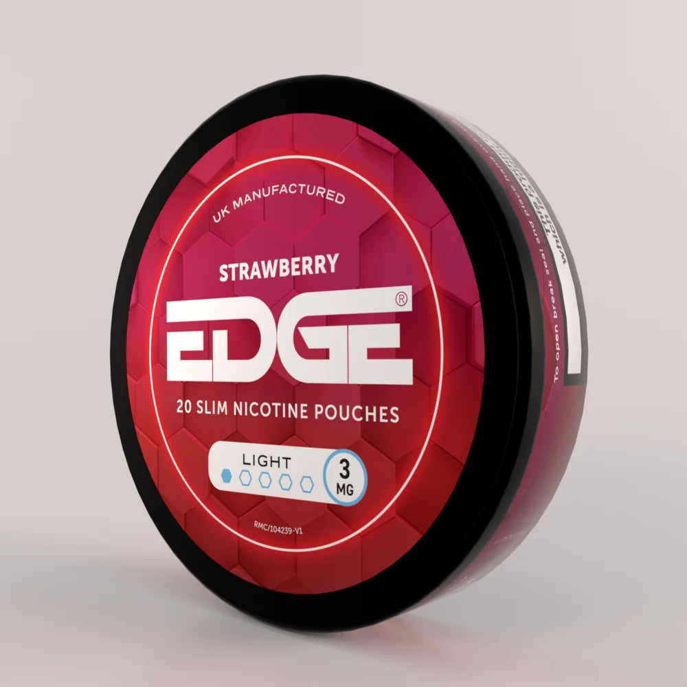 Cheap UK Made Nicotine Pouches Strawberry Flavour 3mg Strength