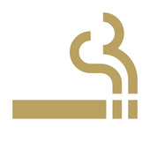 Cigarette icon gold