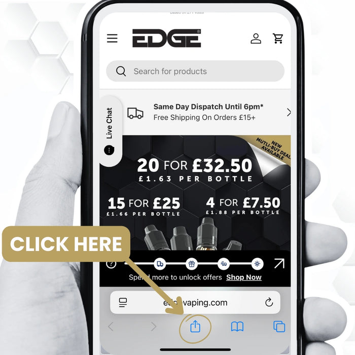 Download the EDGE Web App | Fast, Easy Vape Ordering & Deals EDGE Vaping Download the EDGE Web App | Fast, Easy Vape Ordering & Deals EDGE Vaping