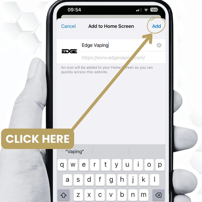 Download the EDGE Vaping App Step 3