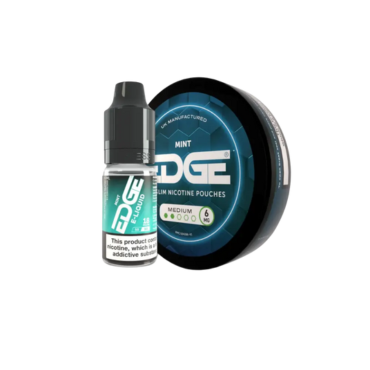 EDGE Mint E-Liquid and Mint Nicotine Pouches