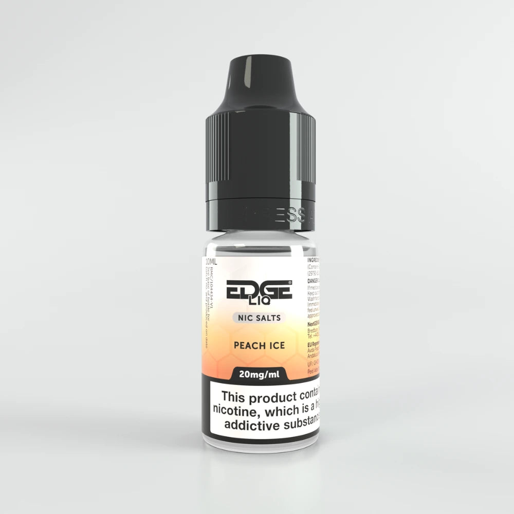 EDGE Liq Peach Ice Nic Salt Eliquid from EDGE Vaping 20mg