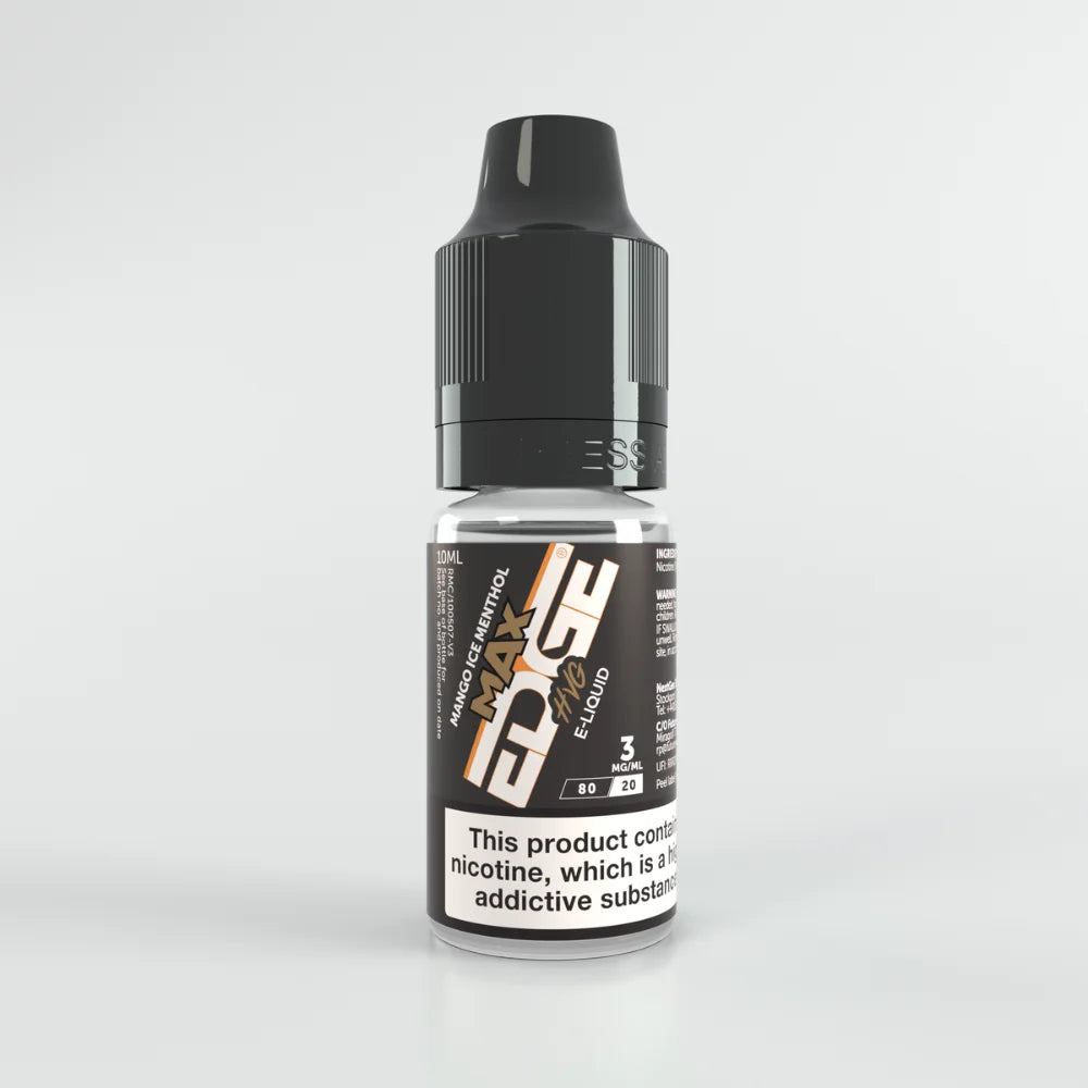 EDGE Vaping Max HVG 10ml E-Liquid Mango Ice Menthol 3mg