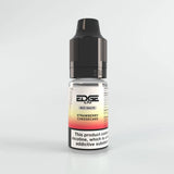 Bottle of Edge Liq Strawberry Cheesecake flavor nicotine salt on a light gray background