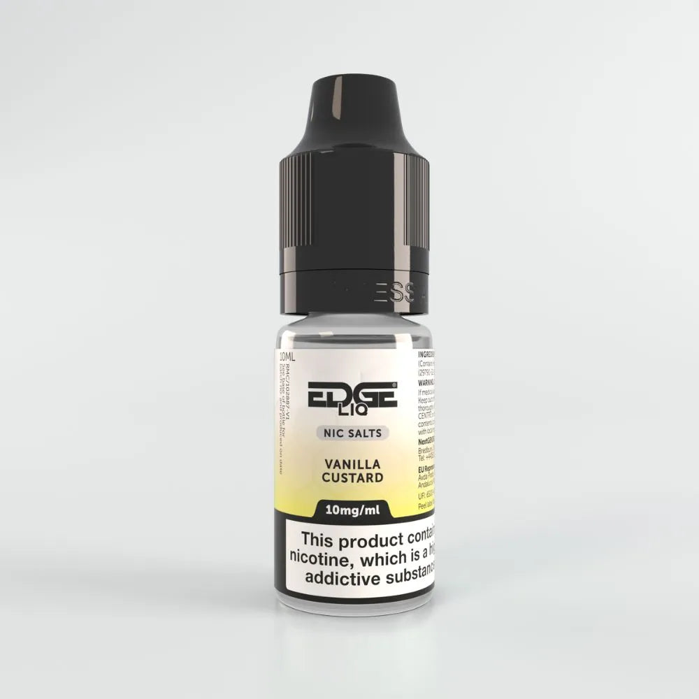EDGE LIQ Vanilla Custard Nic Salts  EDGE Vaping