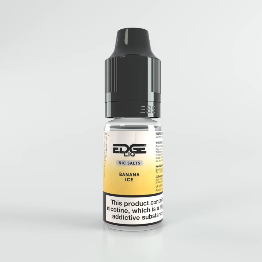 EDGE LIQ Banana Ice Nic Salt Cheap UK Made E-Liquid