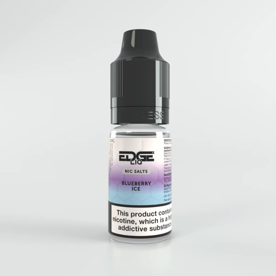 EDGE LIQ Blueberry Ice Nic Salt Cheap UK Made E-Liquid 