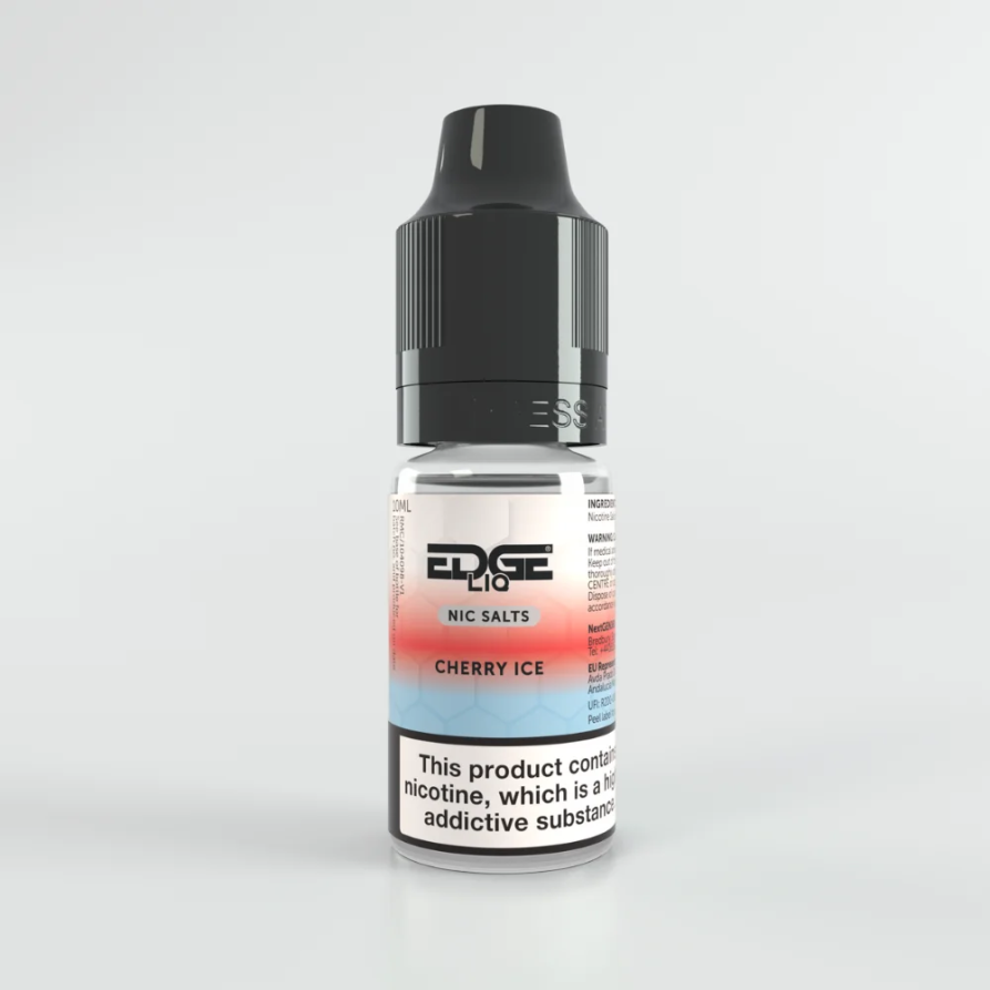 EDGE LIQ Cherry Ice Nic Salt Cheap UK Made E-Liquid