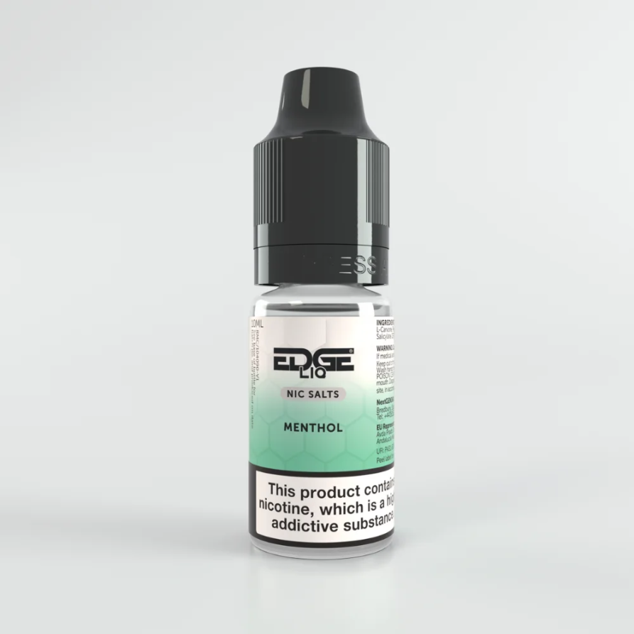 EDGE LIQ Menthol Nic Salt Cheap UK Made E-Liquid