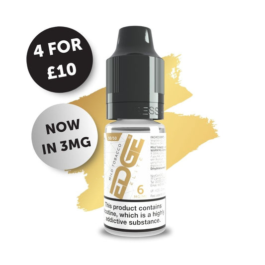 
Edge Vaping Elite Mild Tobacco Vape E-Liquid