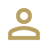 My Account Icon in Gold