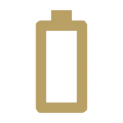 EDGE Vaping Battery Icon in Gold