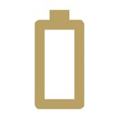 EDGE Vaping Battery Icon in Gold