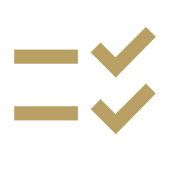 EDGE Checklist Icon in Gold