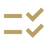 EDGE Checklist Icon in Gold