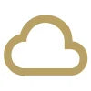 EDGE cloud icon in gold