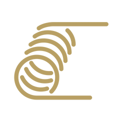 EDGE Vaping Coil icon in gold