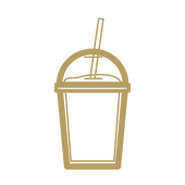 EDGE Vaping Drinks Icon in Gold
