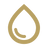 EDGE Droplet Icon in Gold