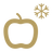 EDGE Fruit Ice Icon in Gold.