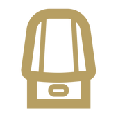 EDGE Vaping Pod Icon in Gold