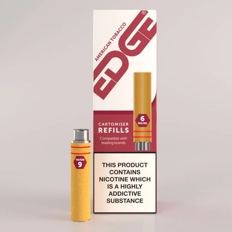 EDGE Vaping UK Cartomiser Refills American Tobacco 6mg